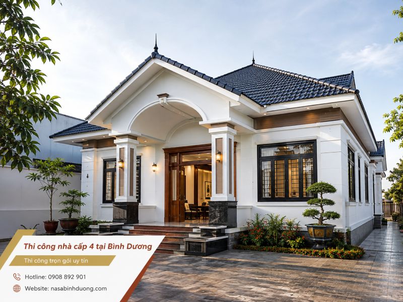 Thi công nhà cấp 4 tại Bình Dương