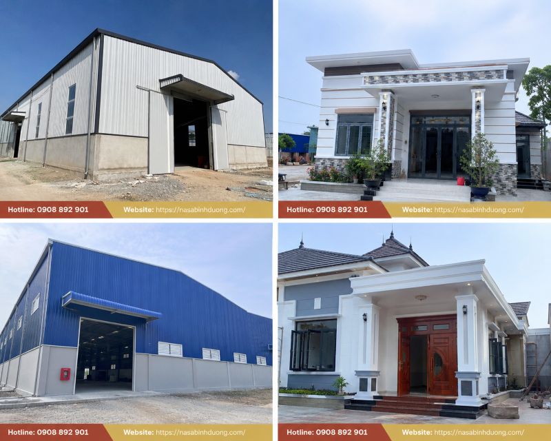 Thi công xây dựng nhà kho, nhà cấp 4 tại phường An Phú