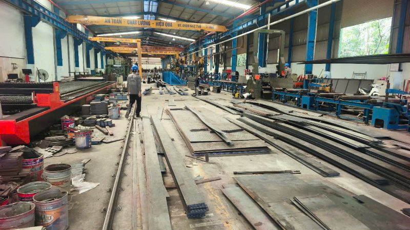 Thi công nhà xưởng tại Tân Uyên