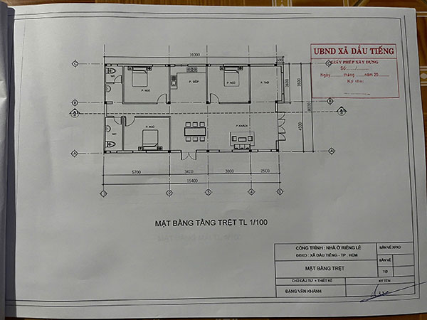 xin phép xây dựng tại Dầu Tiếng