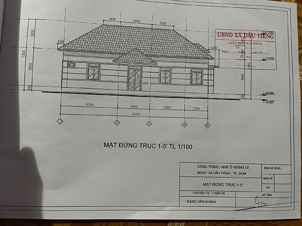 xin phép xây dựng tại Dầu Tiếng