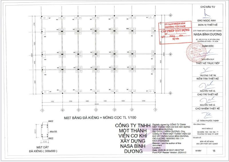 xin phép xây dựng tại phường Tây Nam