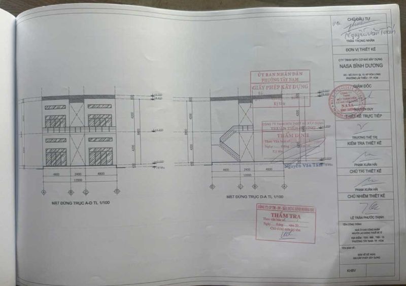 xin phép xây dựng nhà ở cho thuê tại phường Tây Nam – Bình Dương
