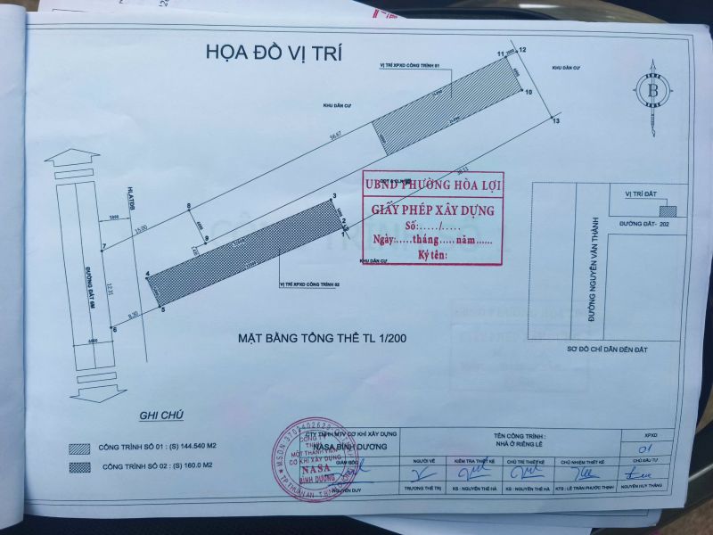 Dịch vụ xin phép xây dựng tại phường Hòa Lợi – Bình Dương