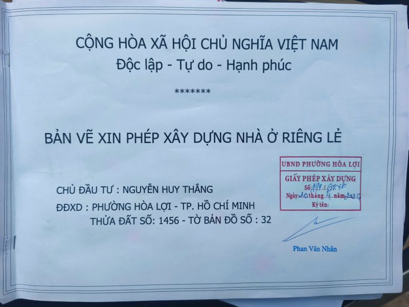 Dịch vụ xin phép xây dựng tại phường Hòa Lợi – Bình Dương