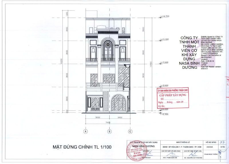 xin phép xây dựng tại phường Thuận Giao