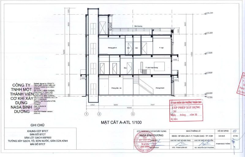 xin phép xây dựng tại phường Thuận Giao