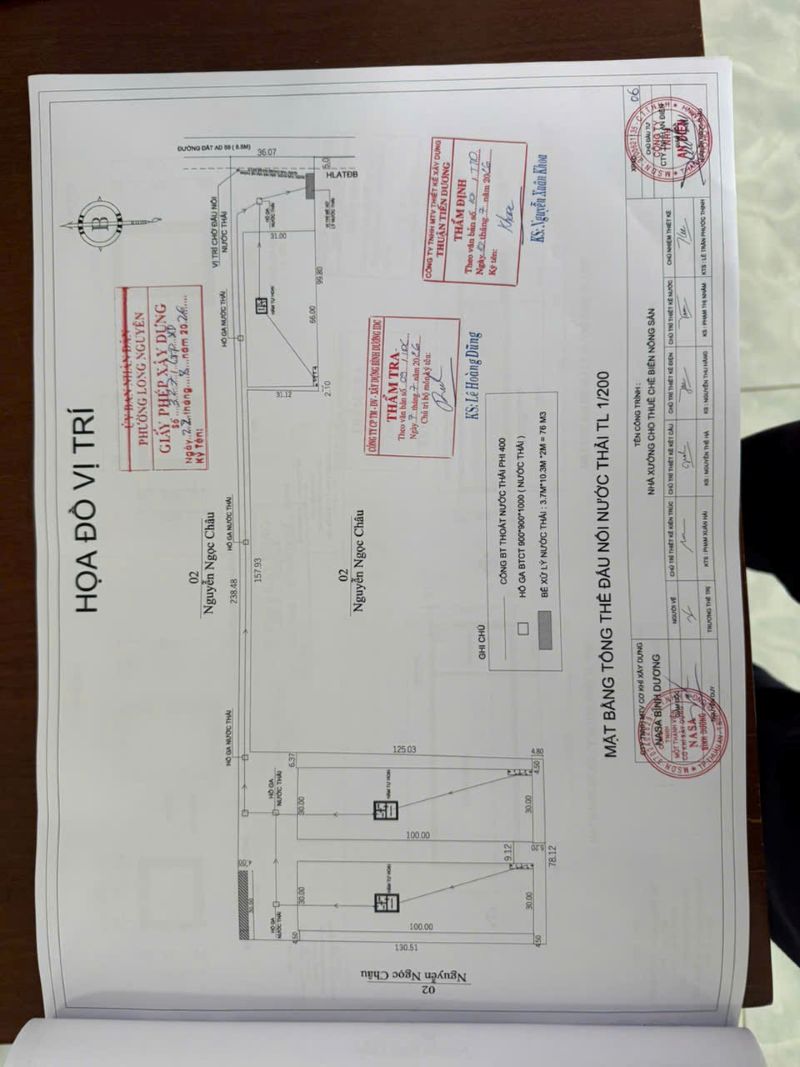 xin phép xây dựng nhà xưởng tại phường Long Nguyên