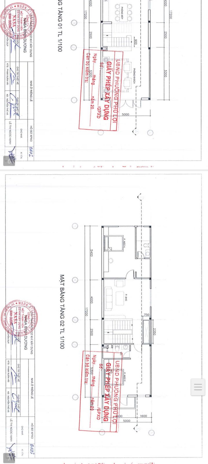 xin phép xây dựng tại phường Phú Lợi
