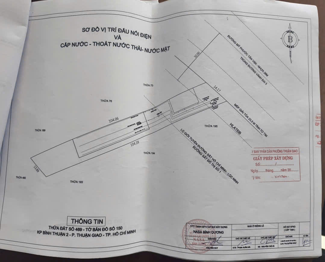 Dịch vụ xin phép xây dựng tại phường Thuận Giao – Bình Dương