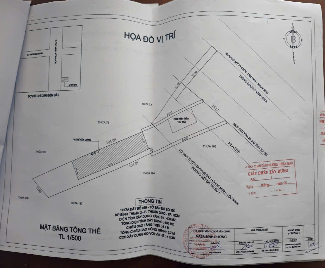 Dịch vụ xin phép xây dựng tại phường Thuận Giao – Bình Dương