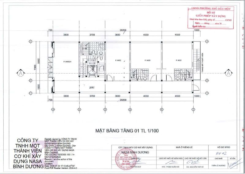 xin phép xây dựng tại phường Thủ Dầu Một