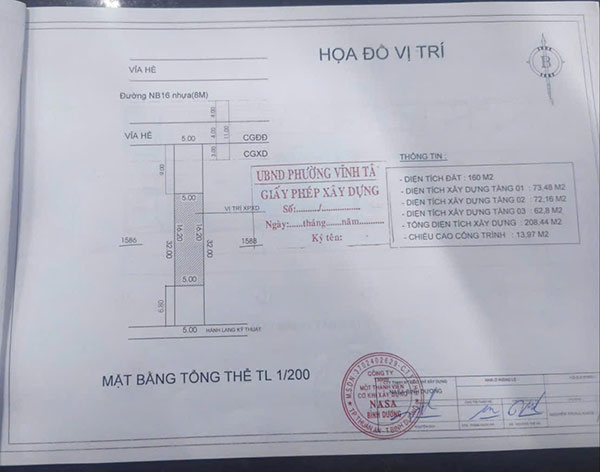 Dịch vụ xin phép xây dựng tại phường Vĩnh Tân – Bình Dương