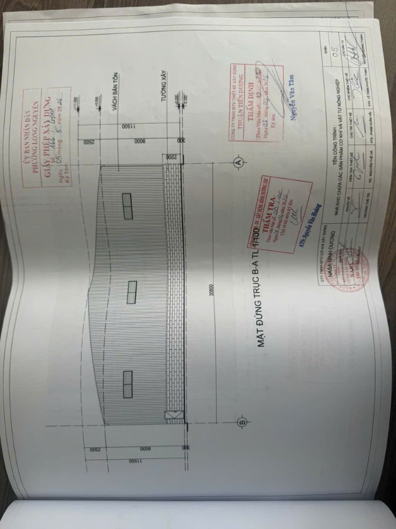 xin phép xây dựng tại phường Long Nguyên